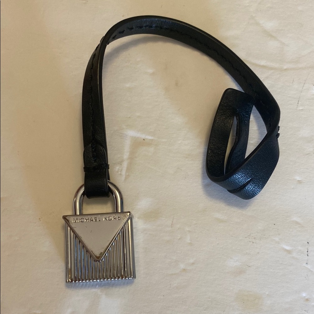 Michael Kors Black and Silver Bag Accessory